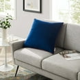 thumbnail image 4 of Modway Accentuate 24" Performance Velvet Throw Pillow in Navy Blossom, 4 of 4