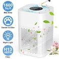 thumbnail image 1 of 2026 New AIRFIRE HEPA Air Purifier for Room up to 1600 Sq.ft, Air Purifiers for Allergies and Asthma, Bedroom, Pet Dander&Odour, Dust, Pollen, Wildfire/Smoke, Model AP209, White, 1 of 9