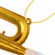 thumbnail image 5 of 12 trompetas de plástico para hacer ruido, juguetes para niños, accesorios de animación para partidos de fútbol, regalos para fiestas de cumpleaños (doradas), 5 of 8