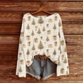 thumbnail image 1 of Chandails d'Hiver Grande Taille pour Femmes Chandails de Noël pour Femmes 2025 Col Rond Hiver Vacances Mignons Pulls Jaune Clair G, 1 of 4