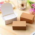thumbnail image 3 of 100pcs Double-sided Blank Kraft Paper Business Cards Word Card Message Card DIY Gift Card, 3 of 8