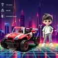 thumbnail image 4 of 24V 2-Seater Kids Ride On Car Electric Off-Road UTV Side by Side with 2WD Powered Wheel Electric Vehicle with Remote Control, Bluetooth, LED Light Gift for Boys and Girls 3+ Aged, 4 of 7