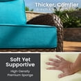 thumbnail image 4 of Bellefurn Outdoor Seat Cushions 22 X 24 X 6 inch for Patio Furniture,Outdoor Chair Cushions Outdoor Deep Seat Cushion with Water Resistant & Removable Cover Patio Cushions for Wicker Chair,Sofa,Couch, 4 of 11
