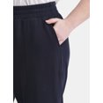 thumbnail image 4 of Terra & Sky Women’s Plus Size Cropped Knit Pants, 25" Inseam, Sizes 0X-4X, 4 of 5