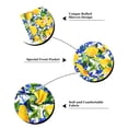 thumbnail image 5 of CASSIE LIZ Plus Size Tops Summer Short Sleeve Lemon Shirts Womens Blouses Cute Ladies V Neck Tee Tunic Dressy Pullover XL 14W 16W, 5 of 6