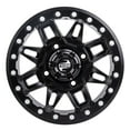 thumbnail image 4 of (4 Pack) 4/137 Tusk 185-280-0013Bc6D-D4B12A-4X Wasatch Beadlock Wheel 15x7 5.0 + 2.0 Matte Black for Textron Stampede 4 2018-2019, 4 of 8