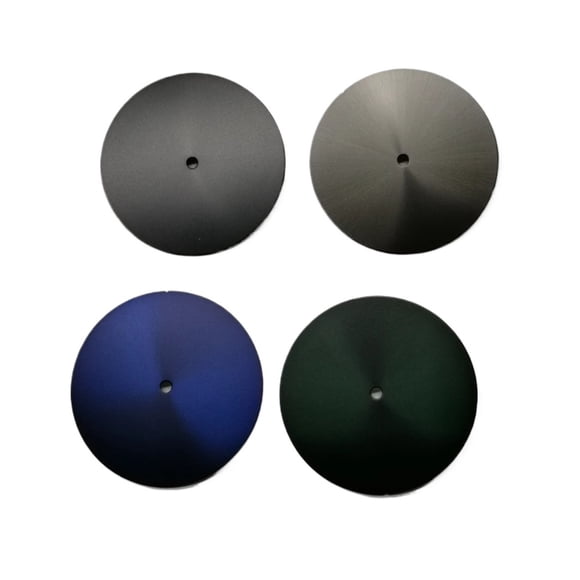 WANGQ Blank Watch Dial 35mm Sunburst Watch Faces Black, Green, Gray, Blue Color Fit For NH39 Movement Sunray Watch Dial