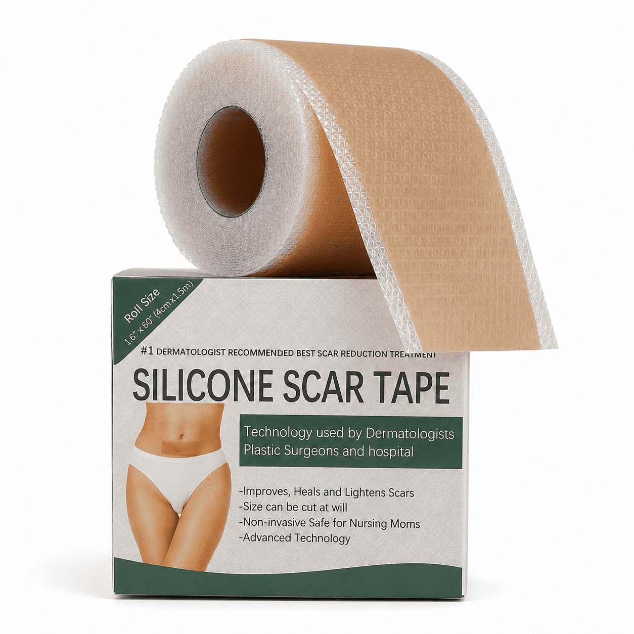 Frida Mom Silicone C-Section Scar Patches Reusable Medical Grade