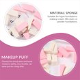 thumbnail image 4 of KAKOWELY 30Pcs Geometrical Shape Powder Puff Small Makeup Sponge Foundation Applicator,1.97"X0.79"X0.79", 4 of 4