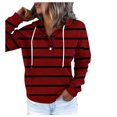 thumbnail image 4 of Vedolay Sweatshirts Women Sweatshirts for Women Stronger Crewneck Hoddies Long Sleeve Shirt,Red S, 4 of 5