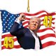 thumbnail image 2 of 2024 Acrílico Adorno Memoria Del Estado EE. UU. Trump para Navidad Espejo Coche (C), 2 of 4