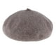 thumbnail image 3 of Sombrero Mujeres Gorro De Invierno De Gorrita Tejida Del Color Sólido Del Francés Gris cro BLESIY Boina de mujer, 3 of 8