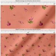 thumbnail image 2 of Soimoi Cotton Cambric Fabric Leaves & Carnation Floral Fabric Prints by Yard 56 Inch Wide, 2 of 7