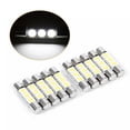 thumbnail image 4 of 3 SMD 5050 Luz de Espejo 10 piezas 3 SMD 29 30 mm 6641 Fusible Bombilla Led Vanidad Espejo Luz Parasol Lámpara Lámpara Blanca Bombilla Fusible Led 6641 Bombilla LED, 4 of 7