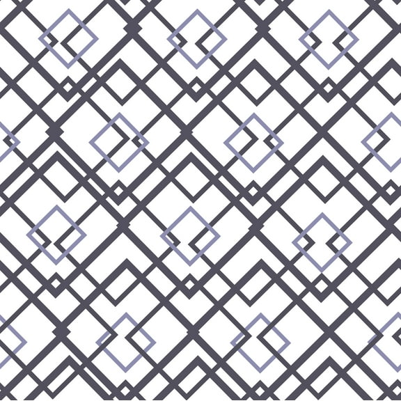 MuralsPrint Metro Rhombus Geometrical Grid Peel and Stick wallpaper - 10'ft H x 24''inch W