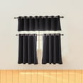 thumbnail image 4 of 29 x 36 inch Blackout Curtains, Elegant Country Small Window Curtains Half Window Decor Window Shades for Living Room/Cafe Shop/Bathroom, Blackout Cafe Short Kitchen Curtains 1 Panels, 4 of 5