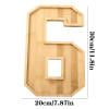 thumbnail image 1 of PEONAVET Advent Plate Number Tray Fruit Cheese Platter Vegetable Food Tray Birthday Party Snack, 1 of 4
