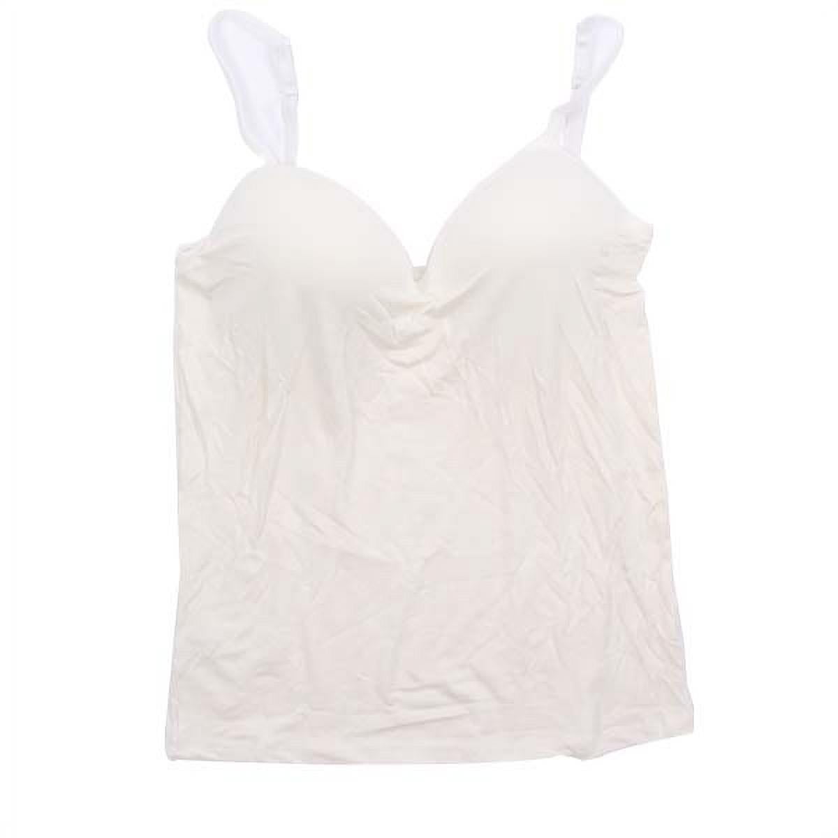 MarinaVida Women Camisole Built in Bra V Neck Vest Padded Slim
