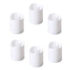 thumbnail image 3 of EeaseMX 48 velas LED de plástico de tamaño pequeño con forma de ondas para deseos, velas de té para decoración de Navidad, bodas y fiestas., 3 of 7