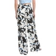 thumbnail image 2 of Nicholas womens  Calista Belted Wide Leg Linen-Blend Pant, 10, Black, 2 of 3