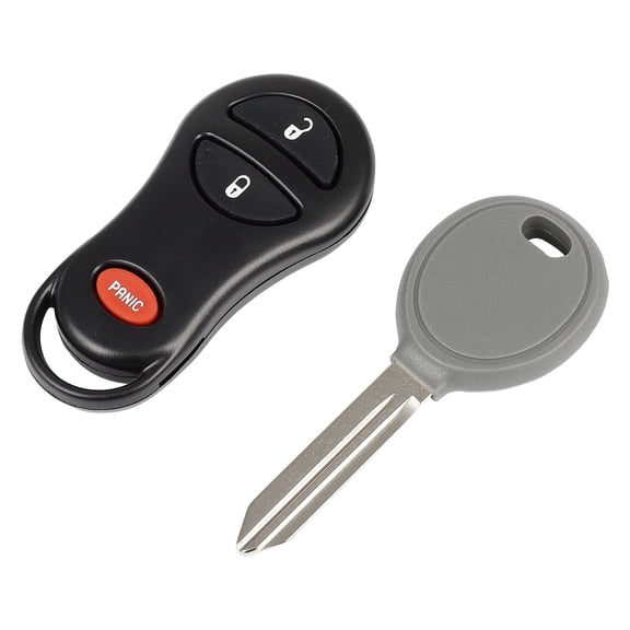 CCIYU 3 Buttons Pack of 1 Car Key Fob Replacement for Dodge Dakota 2.5L 1999-2000, for GQ43VT9T