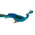 thumbnail image 2 of Northlight 13" Sparkly Blue Jeweled Peacock Clip-On Christmas Ornament, 2 of 5