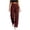 Wine, variant on Aeguzox Womens Pants High Waist Casual Jogger Cargo Pants with Pockets,Sizes S-2XL