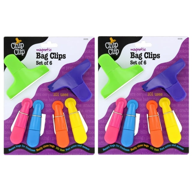 Set 12 Clips Multicolor Chip Clip Chip Clip CLIP3