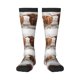 thumbnail image 1 of Fotbe Yak Calcetas Divertidas Estampadas para Hombre y Mujer, Calcetas de Algodón hasta la Rodilla para Caminar, Correr, Enfermería y Embarazo, 1 of 6