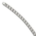 thumbnail image 1 of Stainless Steel 8.75 Inch Link Bracelet Men  For Dad Mens  For Him, 1 of 6