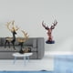thumbnail image 2 of Escultura De Reno, Alce, Estatua De Resina, Colección De Ciervos, Figura De Animal, Adorno Artesanal, Adorno Decorativo Para Gabinete, Mesa, Boda, Inauguración De La Casa, Mesita De Noche,, 2 of 8