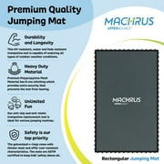 Machrus Upper Bounce Replacement Jumping Mat, fits 10x17 FT. Rectangular Trampoline Frames with 108 V-Rings, Using 7 springs - MAT ONLY
