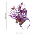 thumbnail image 2 of Shisuyan Bandeau Papillon Accessoire Cheveux pour Femmes Fête de Thé Bal, 2 of 8
