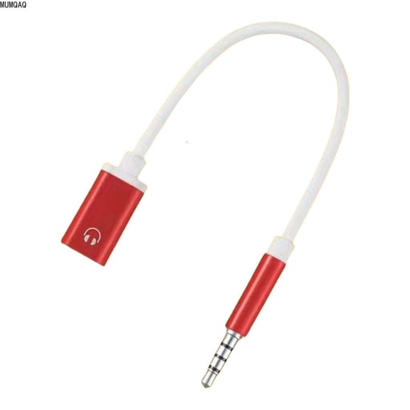 MUMQAQ 3.5mm Male to Type C Female Jacks Flat Headphone Adapter AUX Sound All Earphone Cable for Phone 16 15
