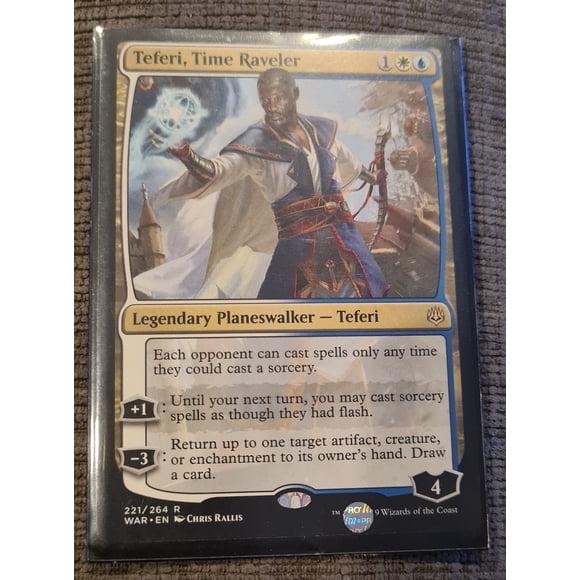 Trading Card Magic The Gathering Teferi, Time Raveler