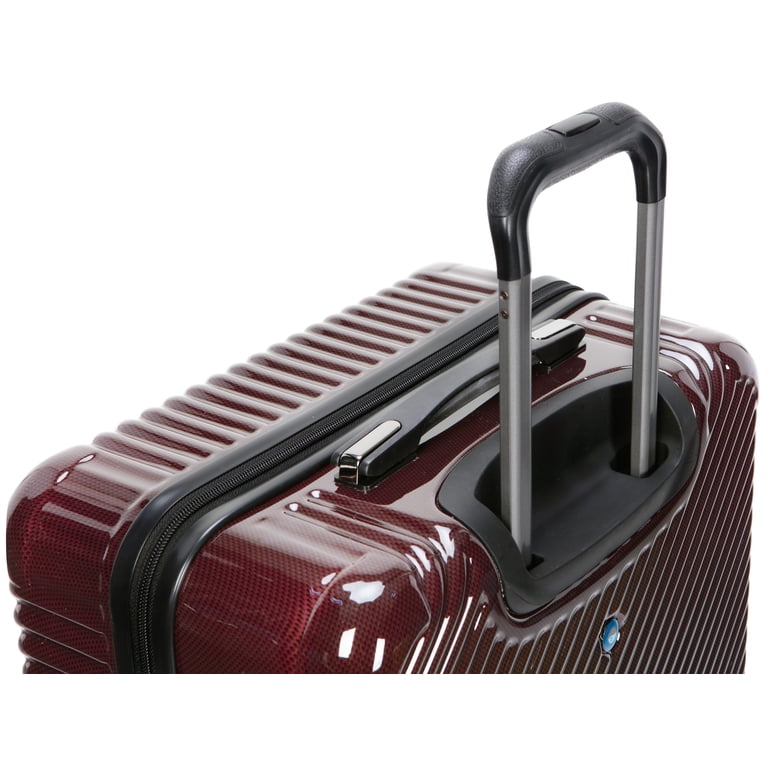 Ecotech Veer 24" Checked Hardside Luggage, Chocolate photo 3