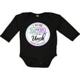 thumbnail image 3 of Inktastic Suicide Prevention- I Wear Teal and Purple for My Uncle Boys or Girls Long Sleeve Baby Bodysuit, 3 of 5