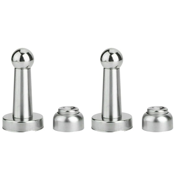 Wideskall 2 Packs Magnetic Door Stopper Magnetic Door Catch, Stainless Steel