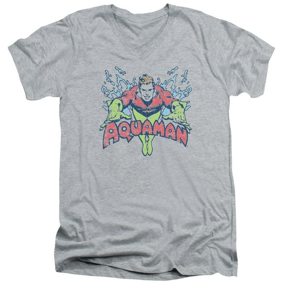 Dc - Splish Splash - Slim Fit V Neck Shirt - X-Large