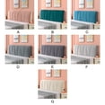 thumbnail image 3 of maskred Tête de Lit Épaisse Rembourrée Lavable Tout Compris Gris Argenté, 3 of 6