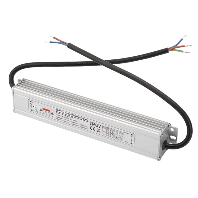 Fuente De Alimentación Conmutada LED, Convertidor De Fuente De Alimentación LED De Salida De Transformador De Puente Completo A Prueba De Agua, Para Focos LED 2.5A Luces De Calle OTVIAP LED Power Supply