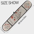 thumbnail image 3 of Yayeee Double Oven Mitt Kitchen Heat Resistant Baking 35" x7" Quilted Glove, Red Flower, 3 of 6