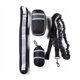 thumbnail image 1 of Suministros para mascotas, juego deportivo para perros corriendo, juego de correa reflectante, bolsa de entrenamiento con correa para correr (negro), 1 of 5