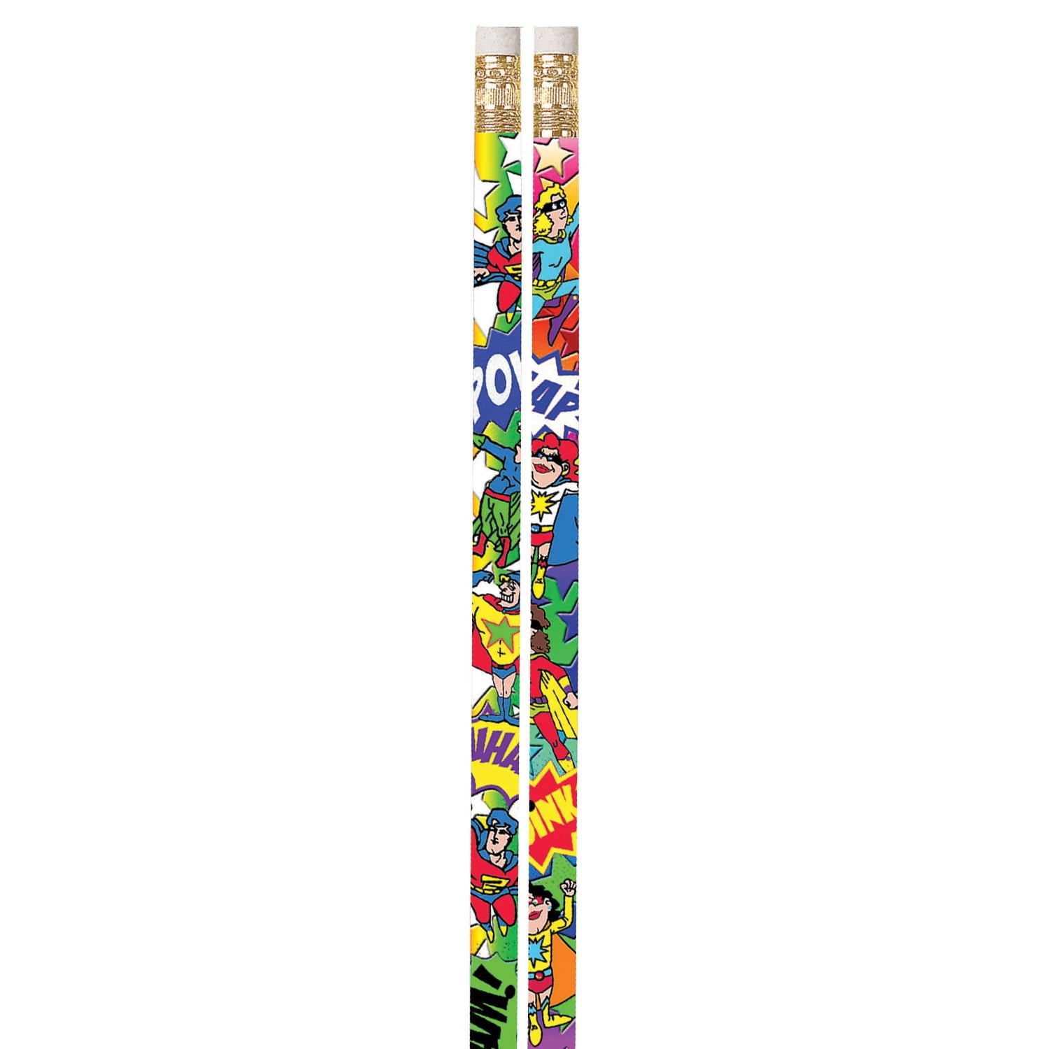 Musgrave Pencil Company Super-Duper Heroes Motivational Pencil, Pack of 144
