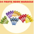 thumbnail image 2 of JOYIN 24 Mini Wooden Fiesta Maracas 6 Designs Noisemaker for Mexican Fiesta, Cinco De Mayo Party Favors, Musical Fun, Birthday Parties, Luau Party, Carnivals, Taco Tuesday Event, Educational Toys, 2 of 7
