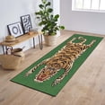 thumbnail image 1 of Tiger Skin Hallway Runner, Tiger Figure Rug, Livingroom and Bedroom Rug, Tiger Pattern Rug, Runner, Animal Pattern Rugs, Bengal Tiger, 1 of 8