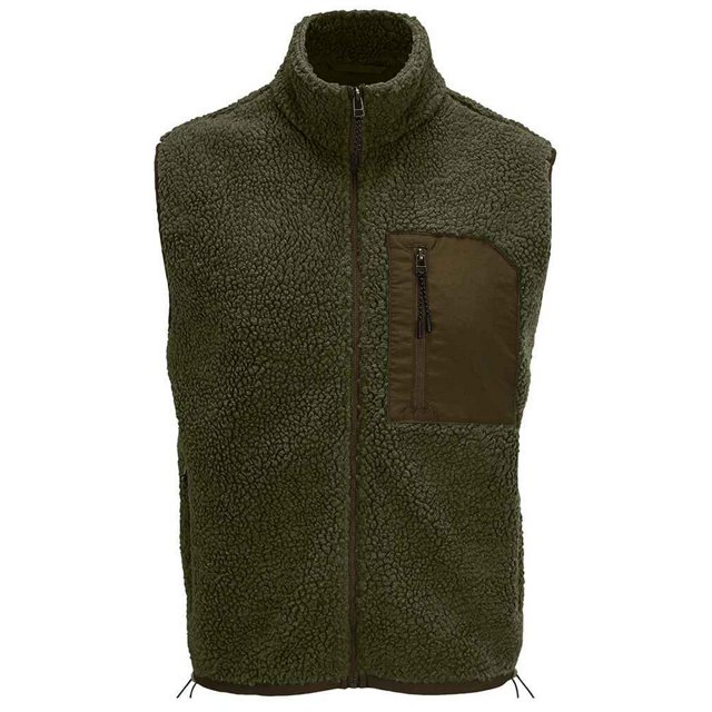 SOLS - Chaleco Forro Polar Fury de Sherpa para Adultos Unisex (Ejército, Camuflaje Oscuro) SOLS UTPC5375_armydarkarmy