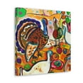 thumbnail image 5 of "Turkeys in Turquoise." - Canvas, 5 of 25
