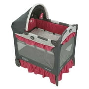Graco Pack 'n Play Travel Lite Crib, Portable Baby Playard Crib, Alma