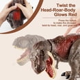 thumbnail image 2 of Figura de acción HAYXUN T Rex, dinosaurio, juguete con sonido y luz, de 3 a 8 años, 2 of 6